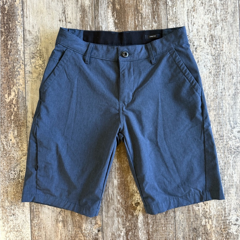 2 for $15: Kenneth Cole dark gray hybrid quick dry dressy shorts - stretch 28